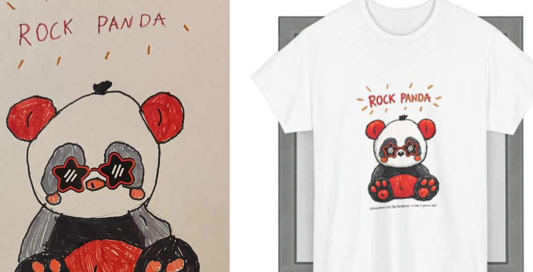 Adventure Art By Children - Rock Panda