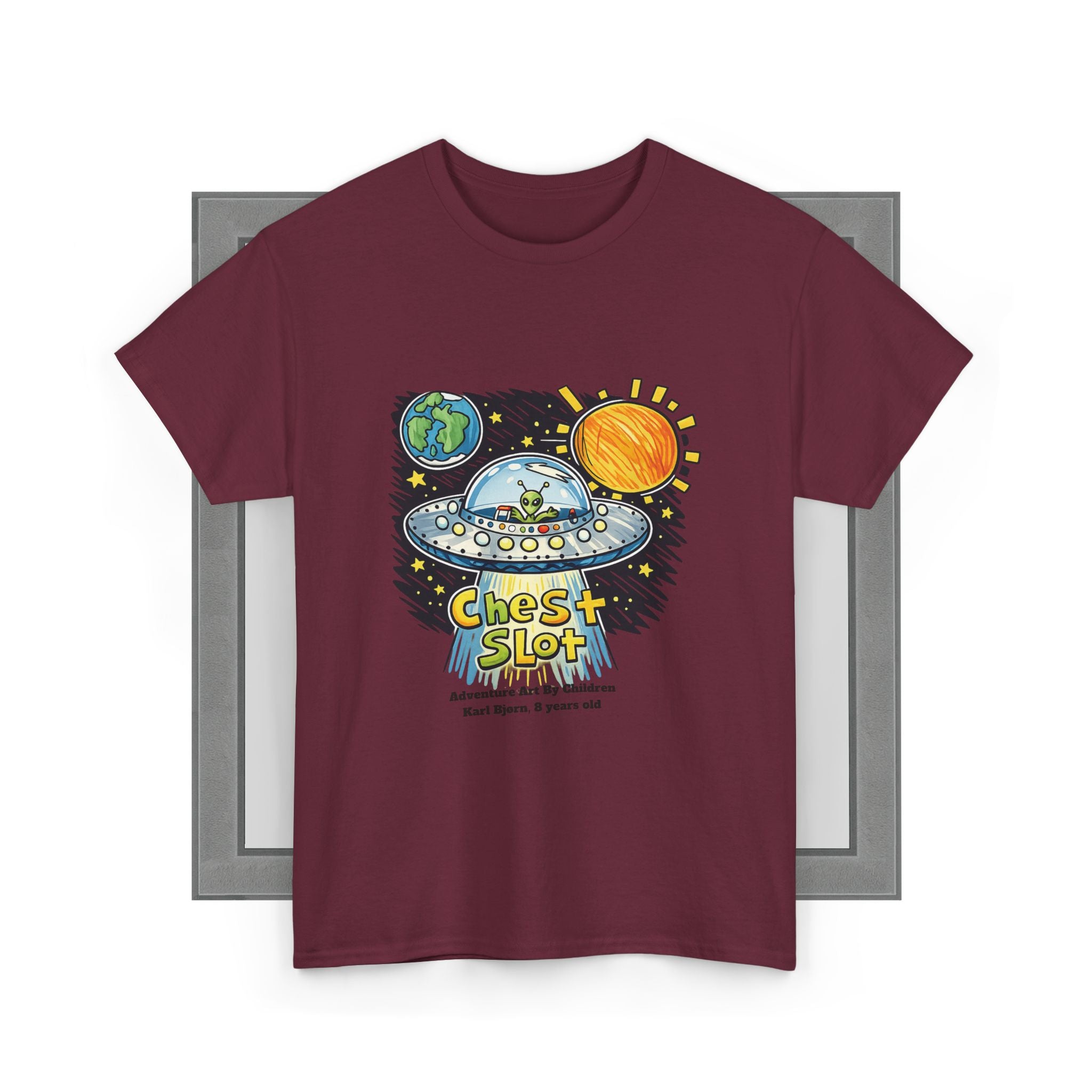 UFO unisex grafisk T-shirt