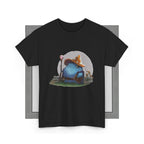 Forsiden af Fur Wizard unisex T-shirt med tryk