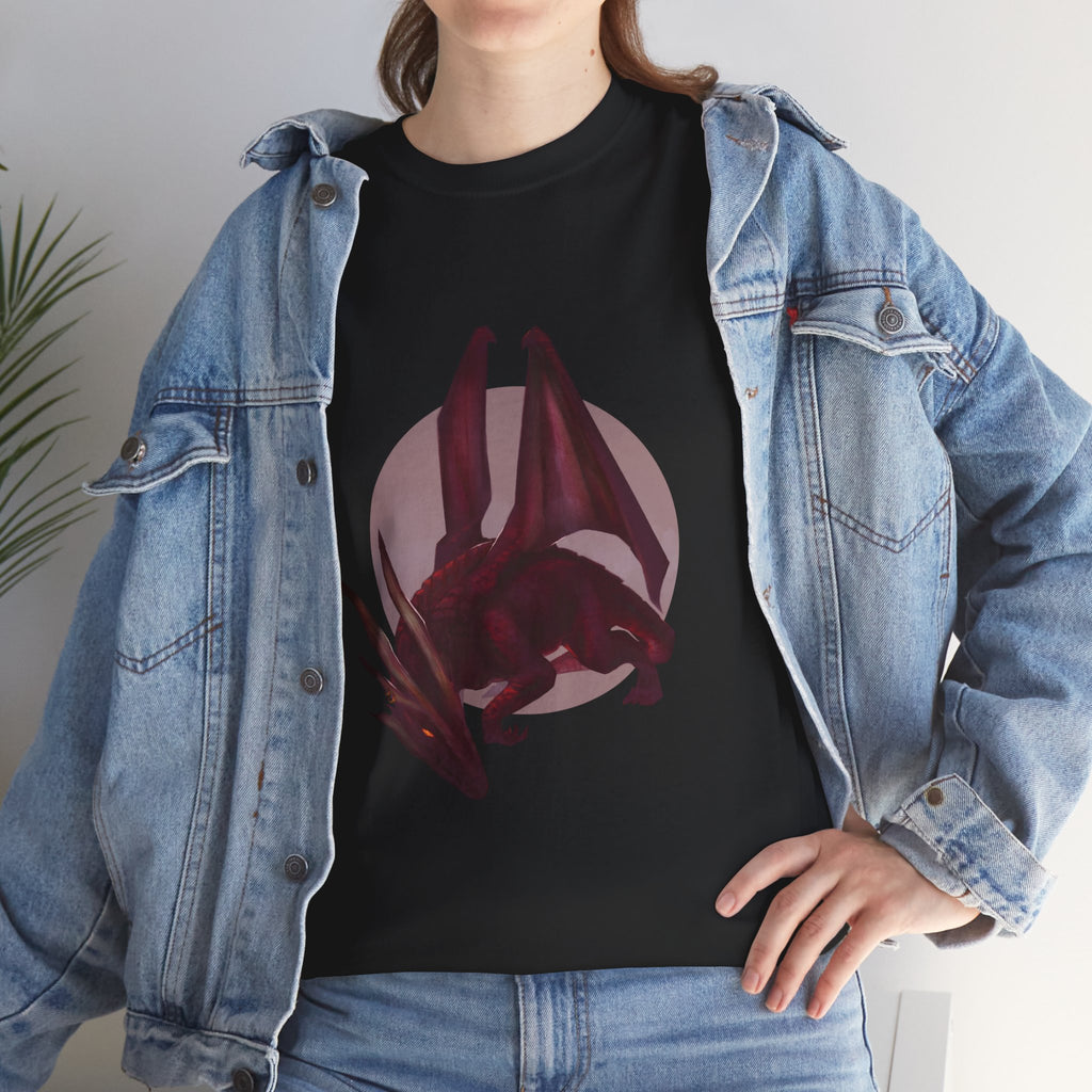 Red Dragon unisex T-shirt med grafik