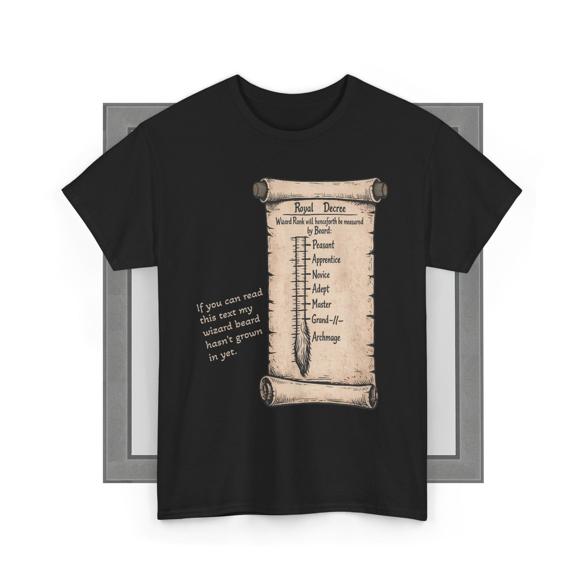 Wizard Rank by Beard unisex graphic t-shirt