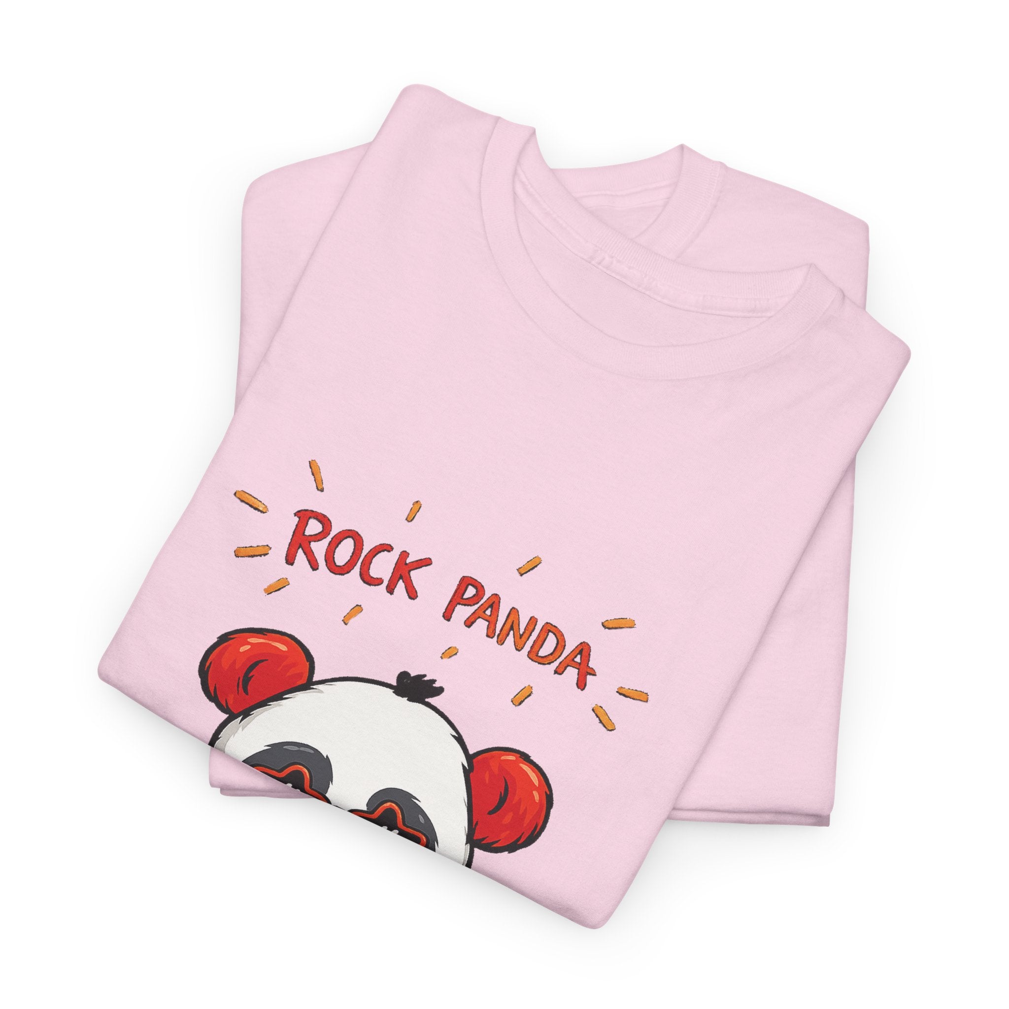 Rock Panda unisex grafisk t-shirt