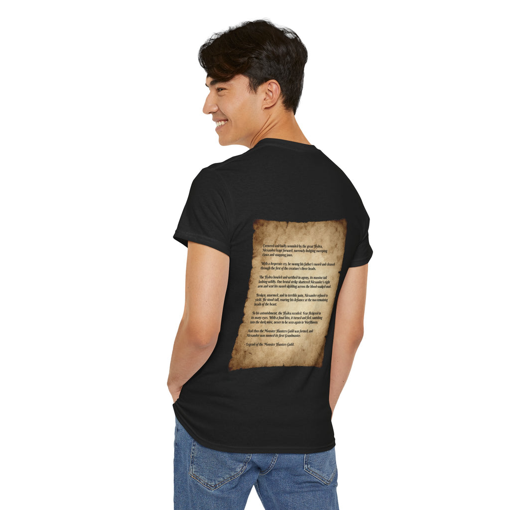 Monster Hunter's Guild Crest /by Sophie Grunnet - unisex, heavy cotton, tshirt