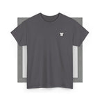 Forsiden af ChestSlot Logo unisex T-shirt med tryk i farven koksgrå