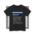 Forsiden af Nerf Bat unisex T-shirt med tryk