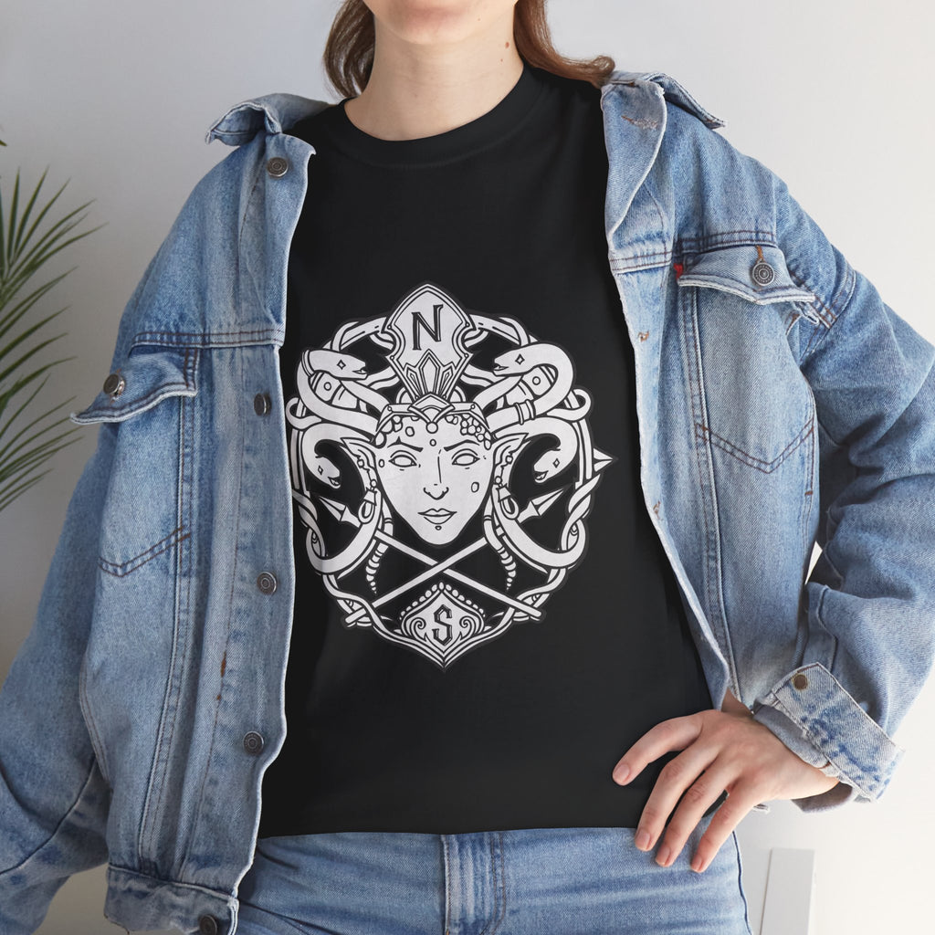 Medusa Kompasrose unisex T-shirt med print