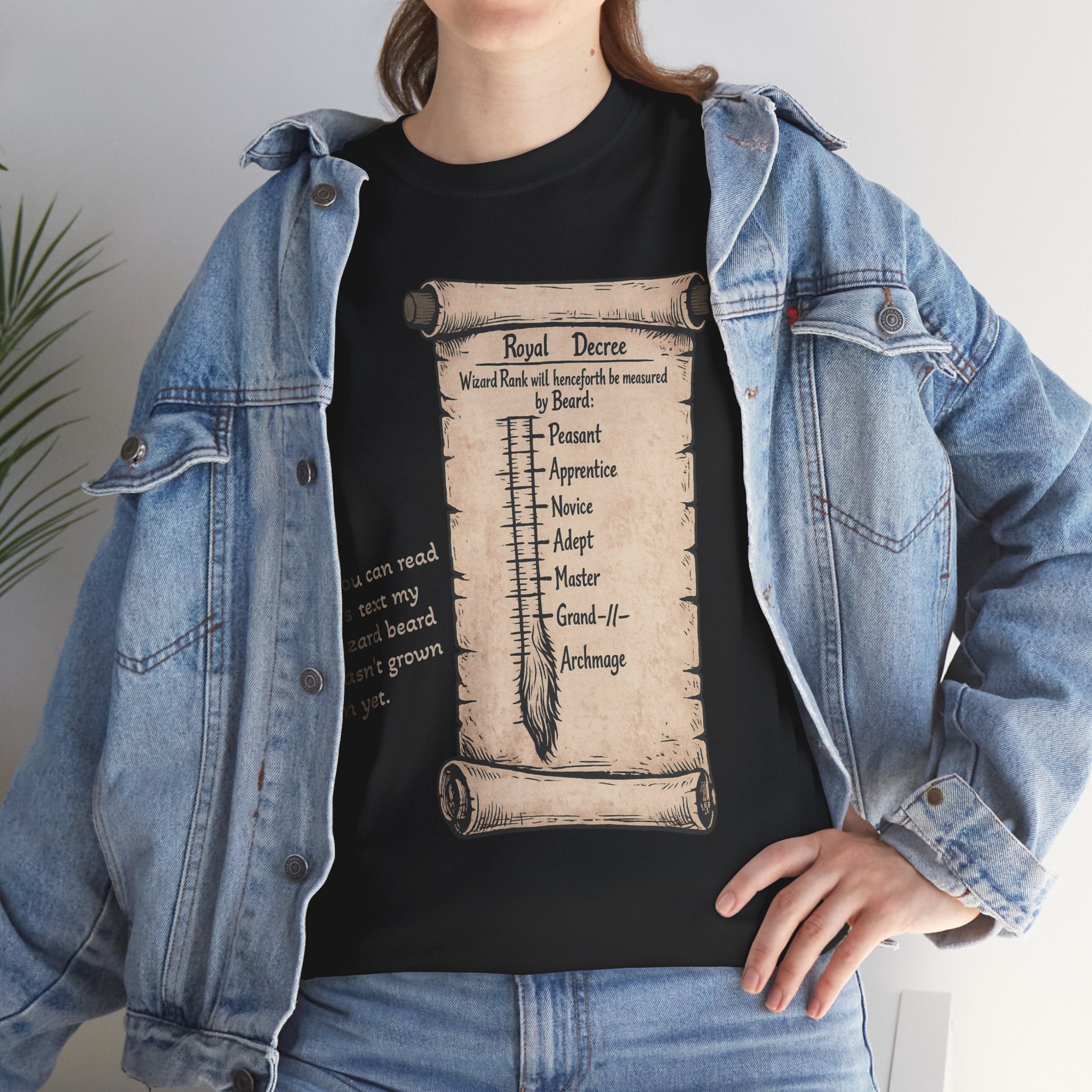 Wizard Rank by Beard unisex graphic t-shirt