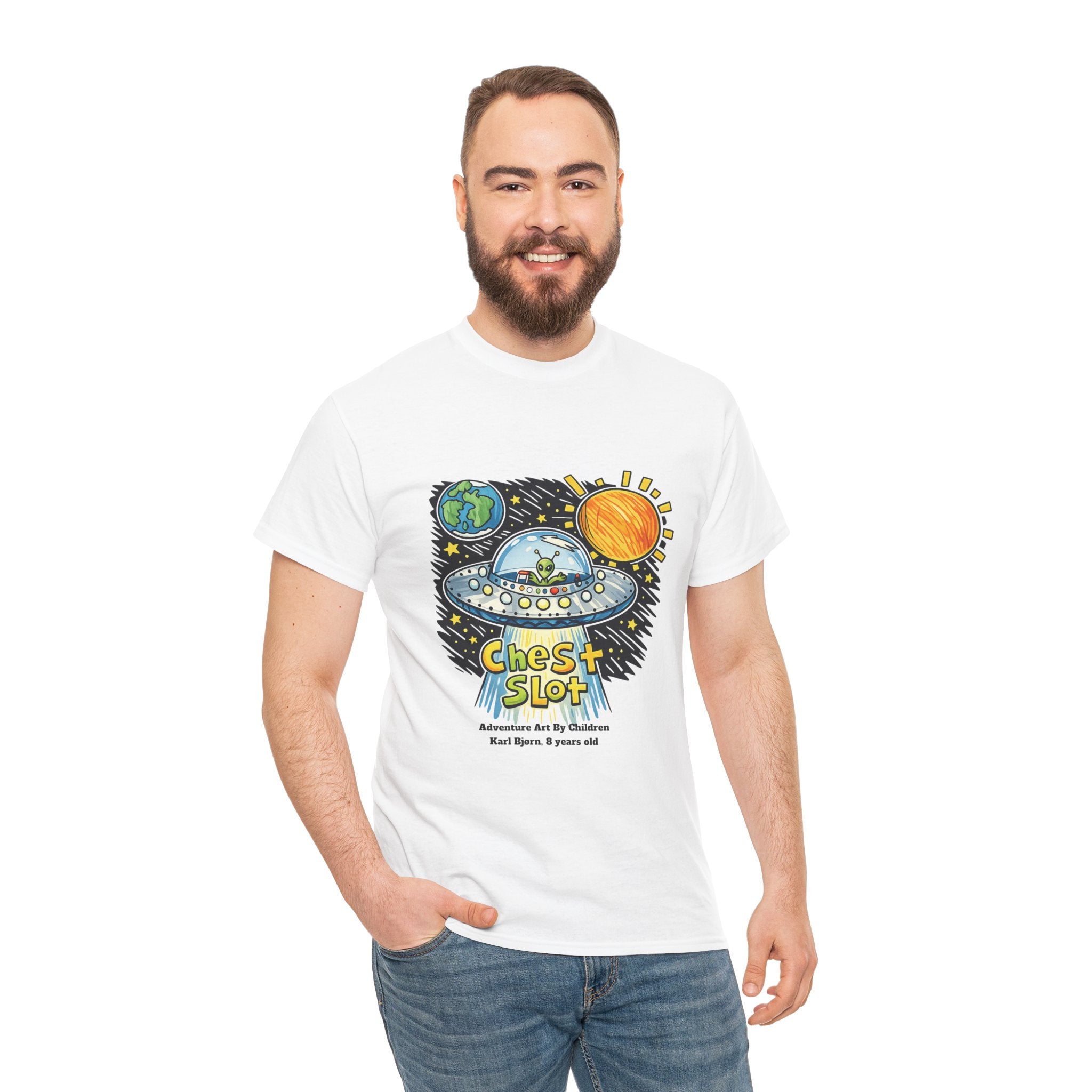 UFO unisex grafisk T-shirt