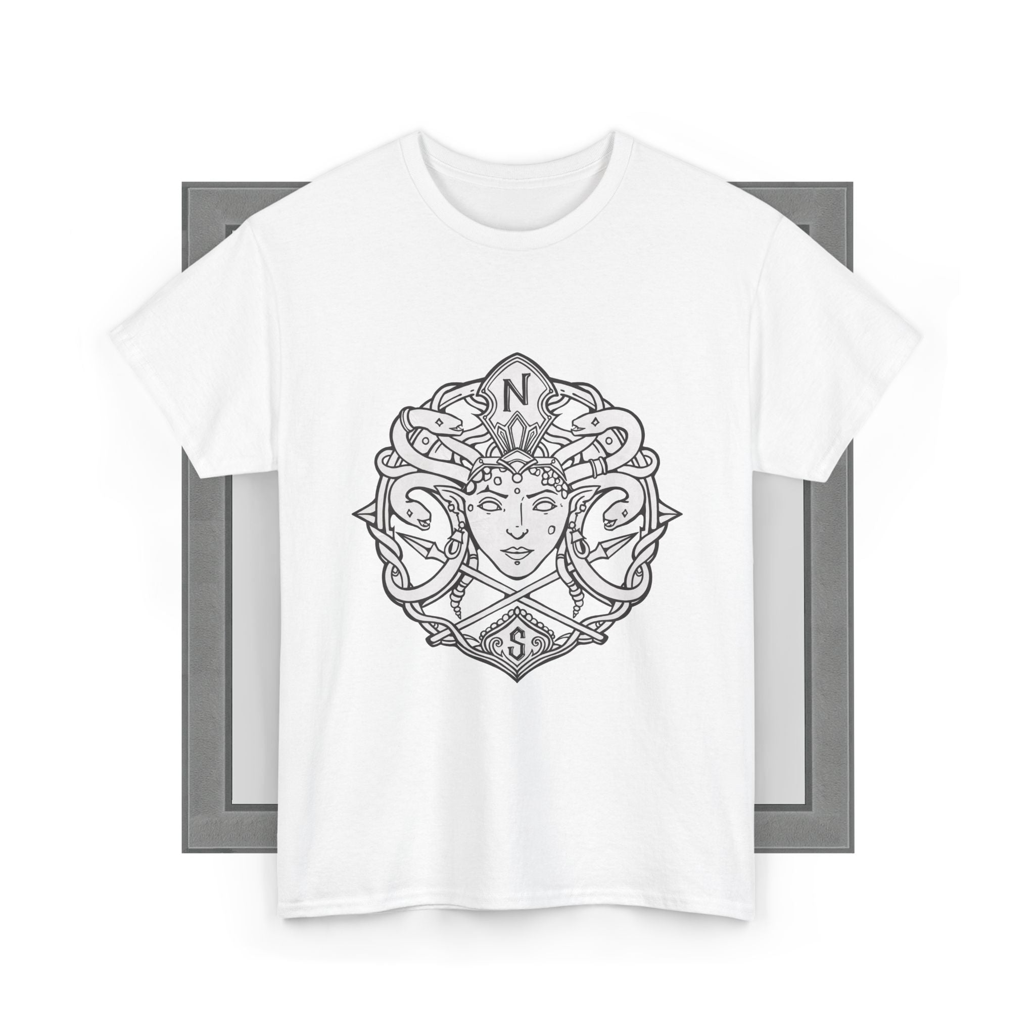 Medusa Kompasrose unisex T-shirt med print