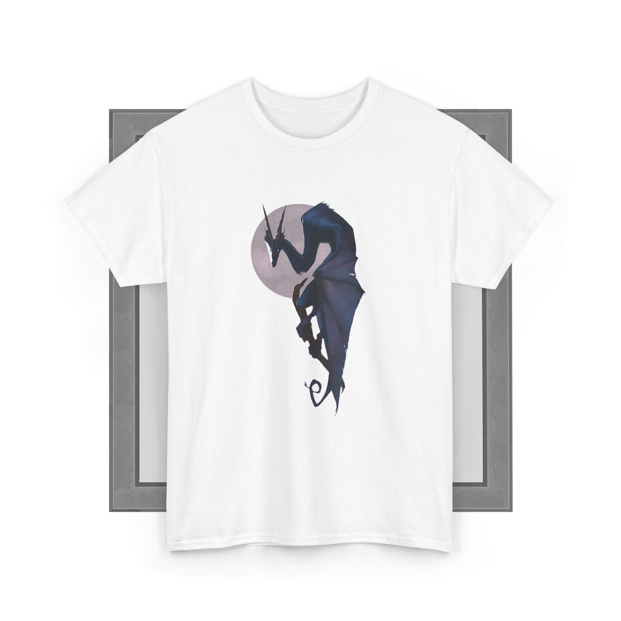 Blå drage unisex grafisk T-shirt