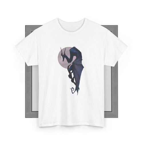 Blå drage unisex grafisk T-shirt