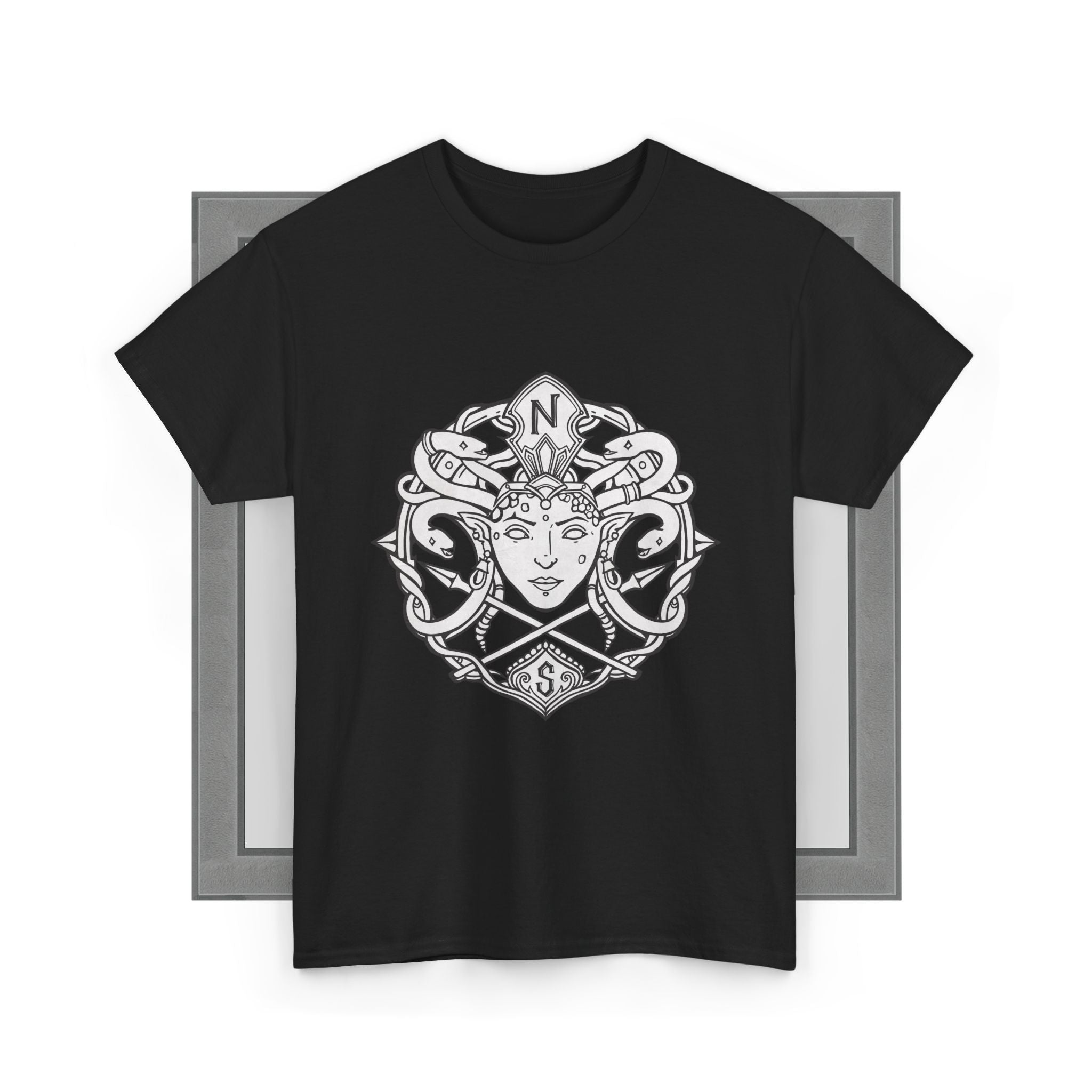 Medusa Kompasrose unisex T-shirt med print