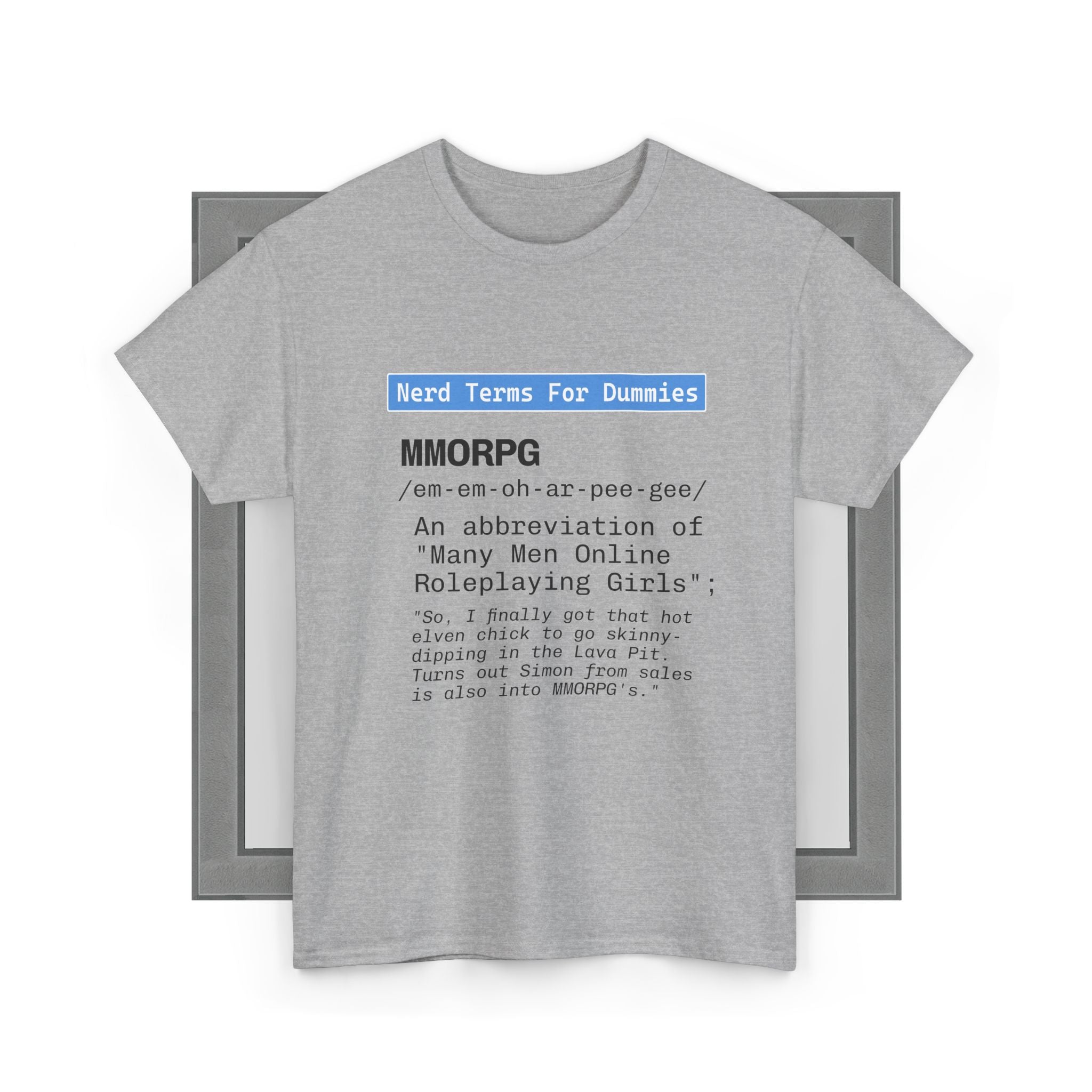 MMORPG unisex graphic T-shirt