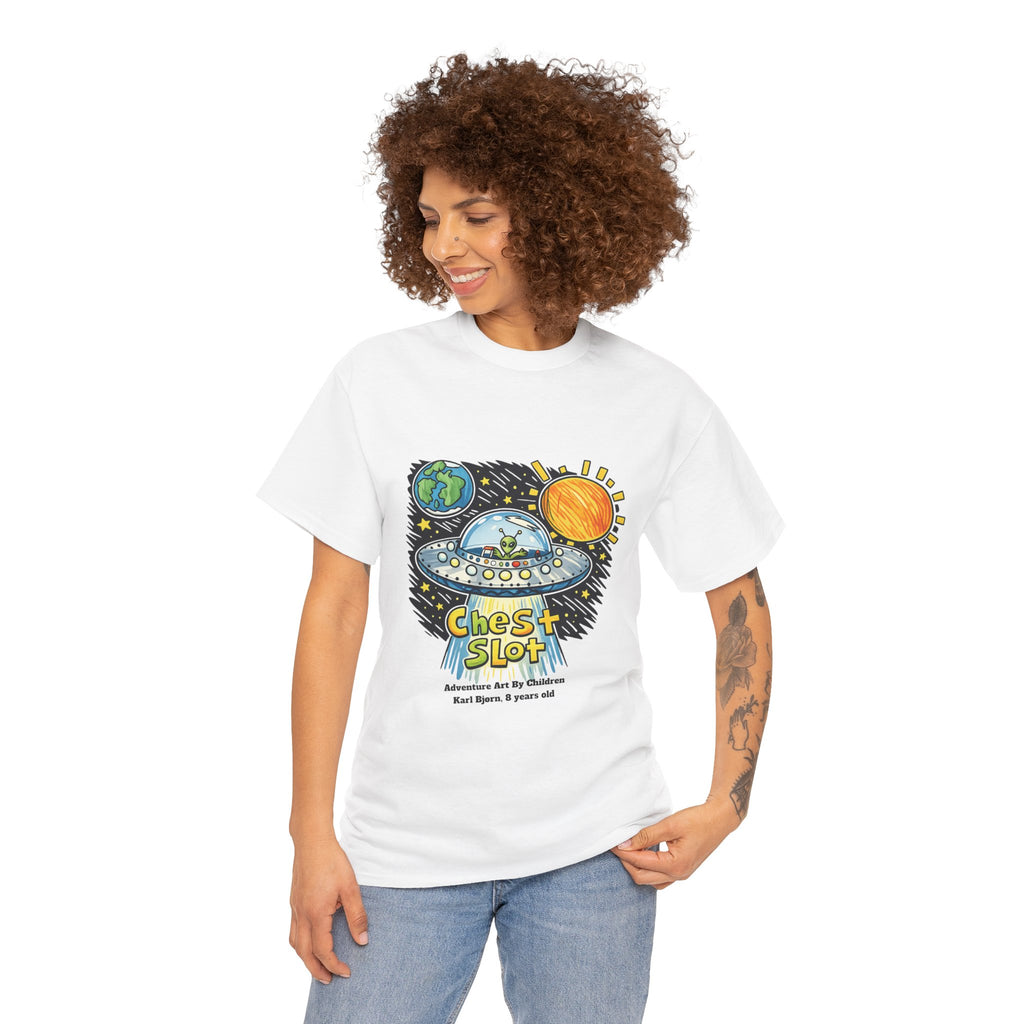UFO unisex grafisk T-shirt