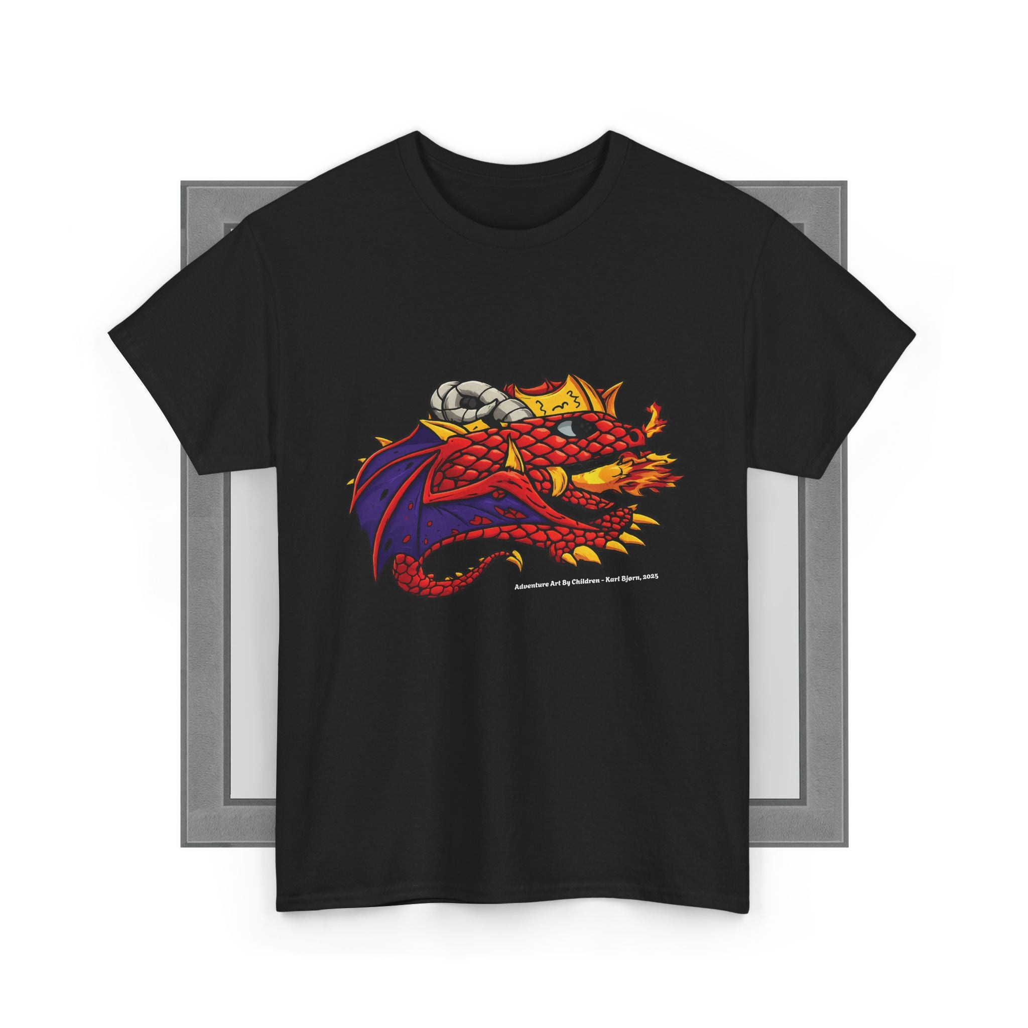 Red Fire Dragon Tee /by Karl Bjørn (8 years old)