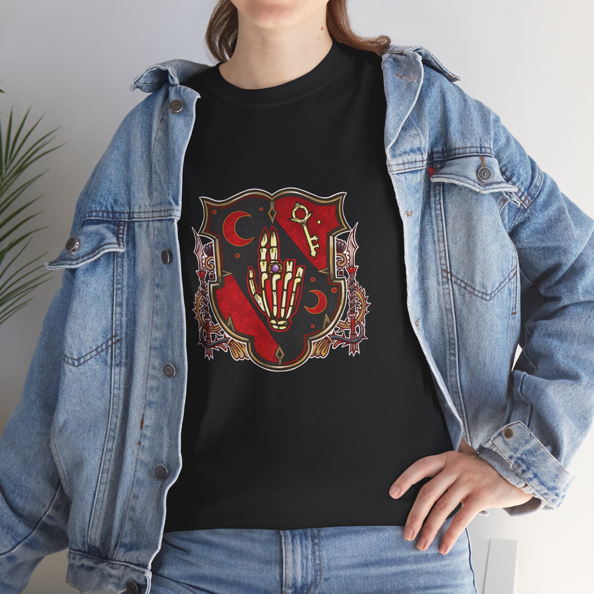 Crimson Hand unisex T-shirt med grafik
