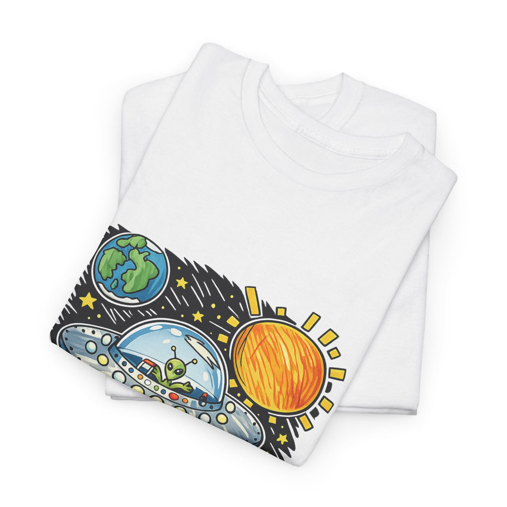 UFO unisex grafisk T-shirt