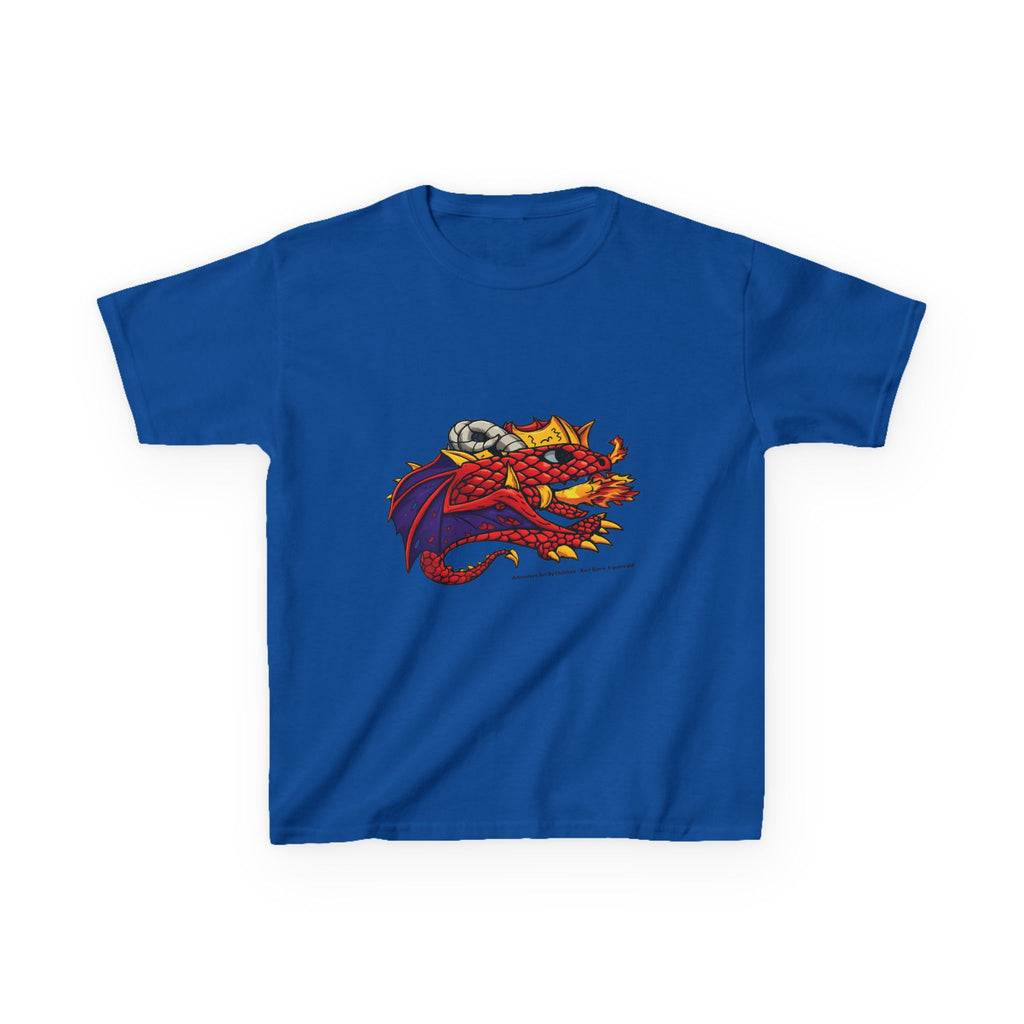 Red Fire Dragon - kids-size unisex graphic tee