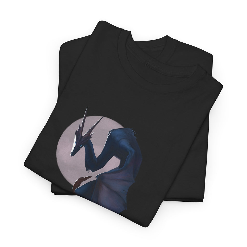 Blå drage unisex grafisk T-shirt