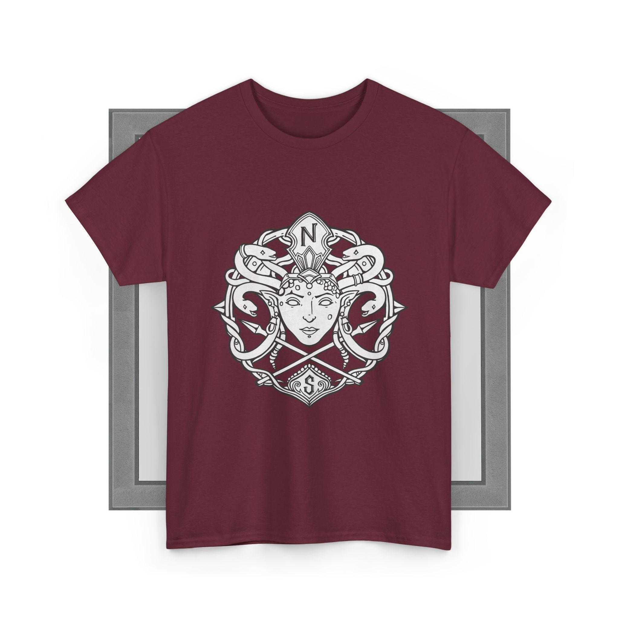 Medusa Kompasrose unisex T-shirt med print