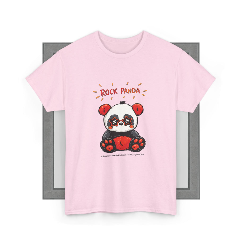 Rock Panda unisex grafisk t-shirt