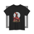 Forsiden af Adventure Mouse unisex T-shirt med tryk
