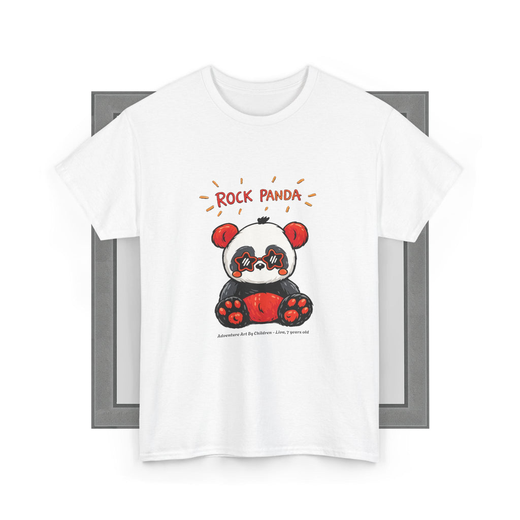 Rock Panda unisex grafisk t-shirt