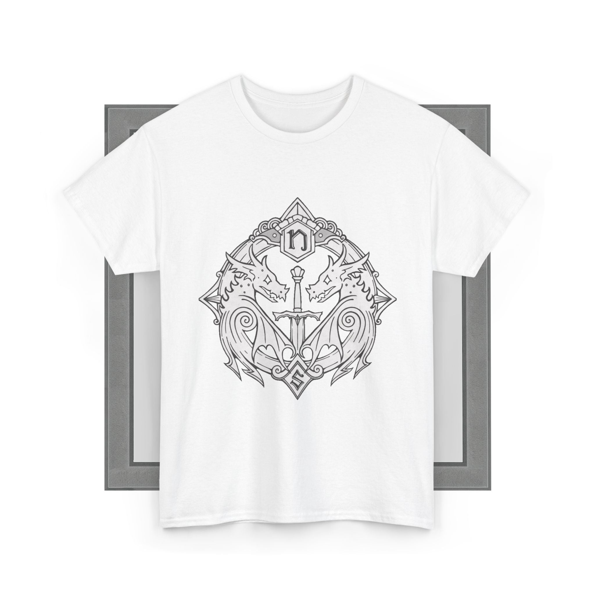 Drage kompasrose unisex grafisk t-shirt