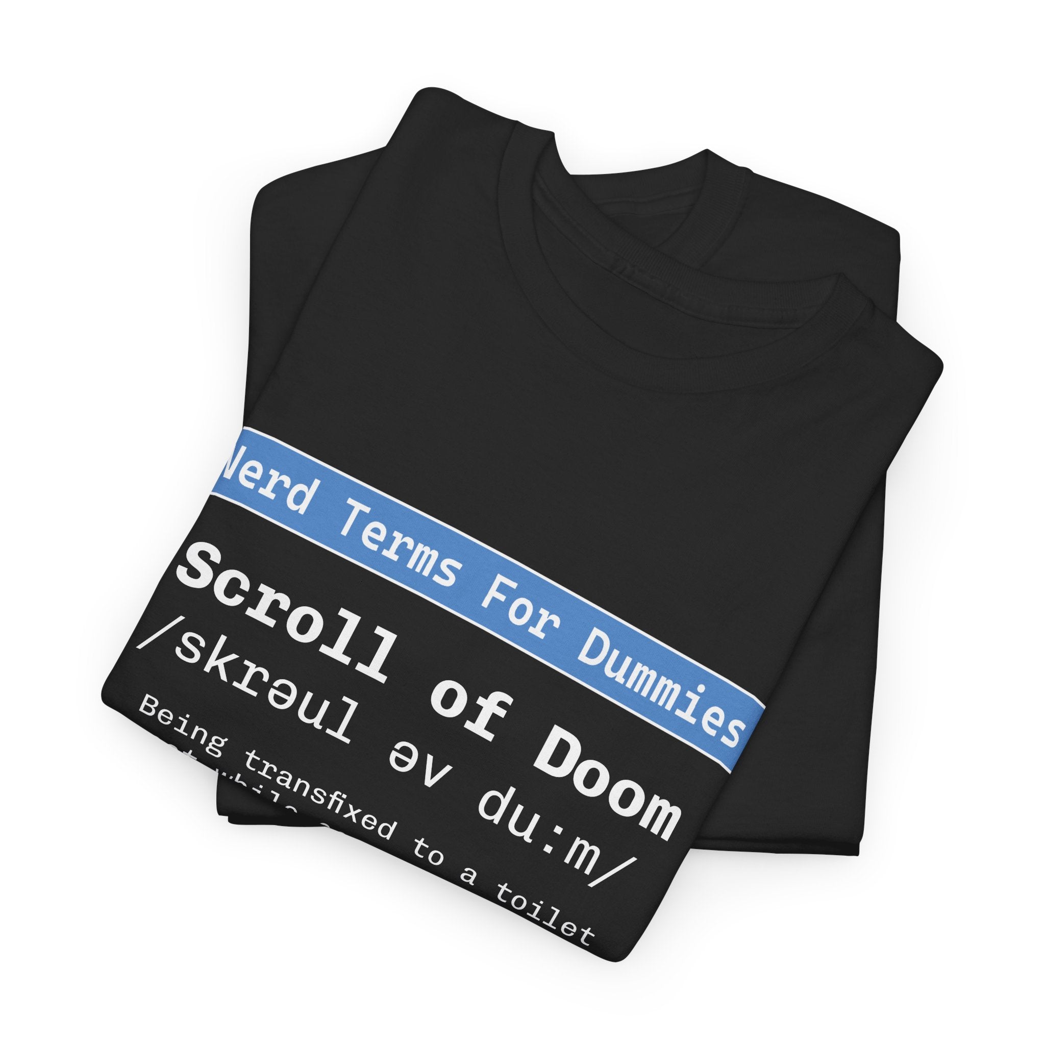 Scroll of Doom unisex graphic t-shirt