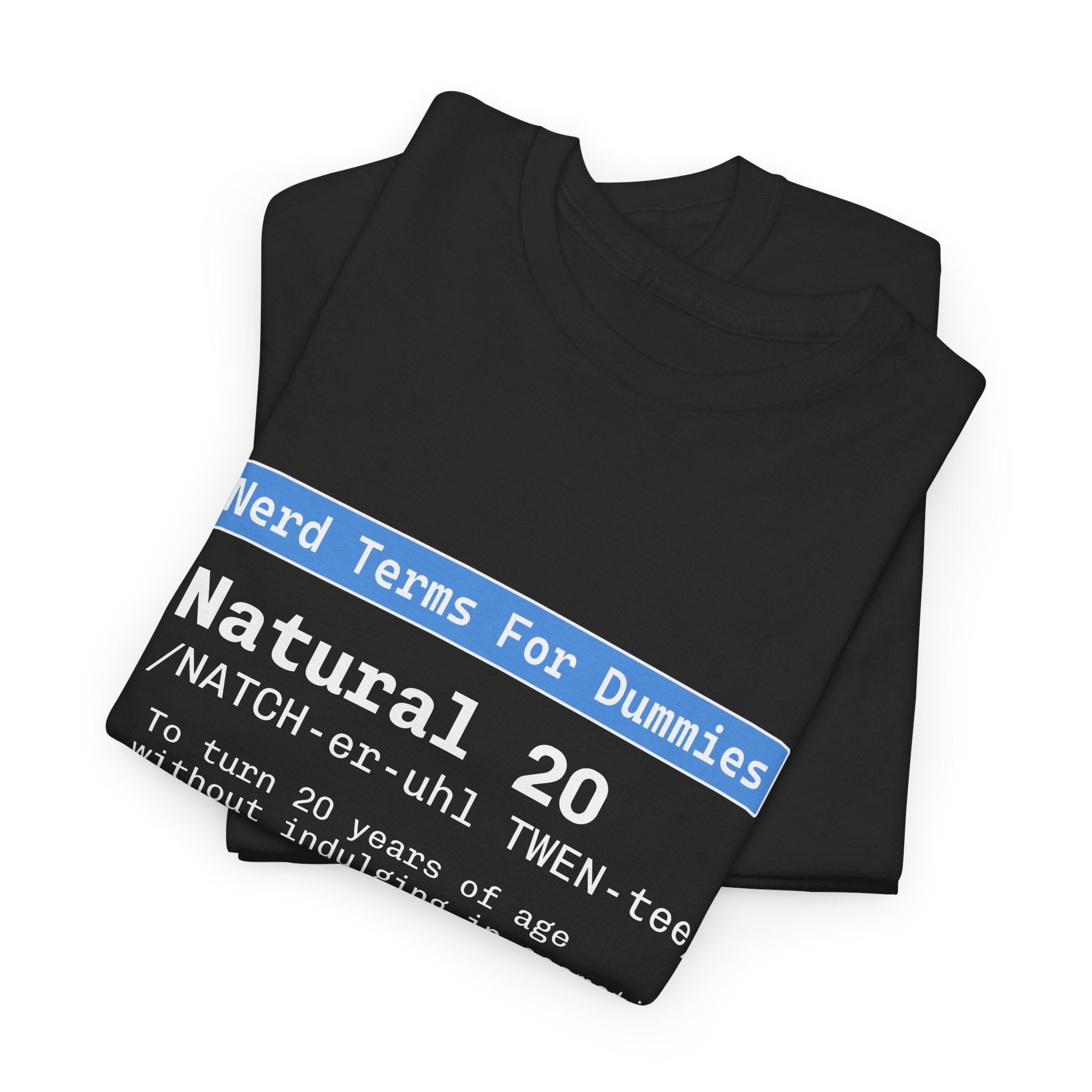 Natural 20 unisex T-shirt med grafik