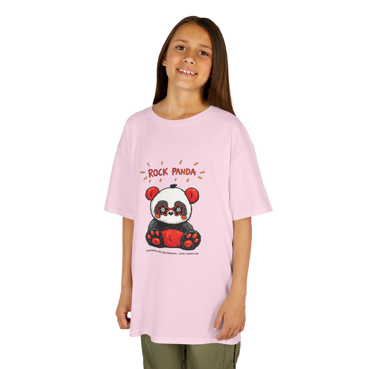 Rock Panda - kids-size unisex graphic tee