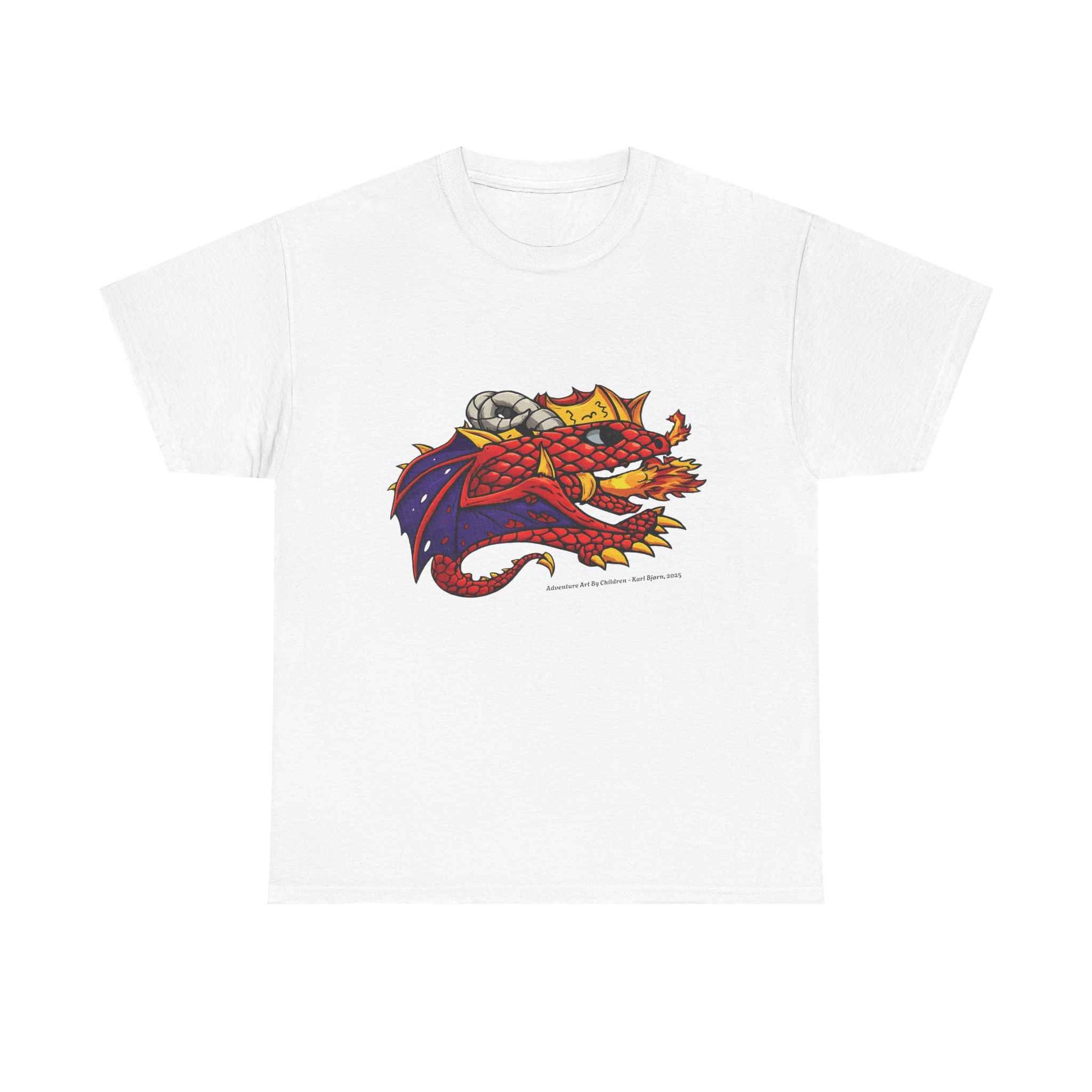 Red Fire Dragon Tee /by Karl Bjørn (8 years old)