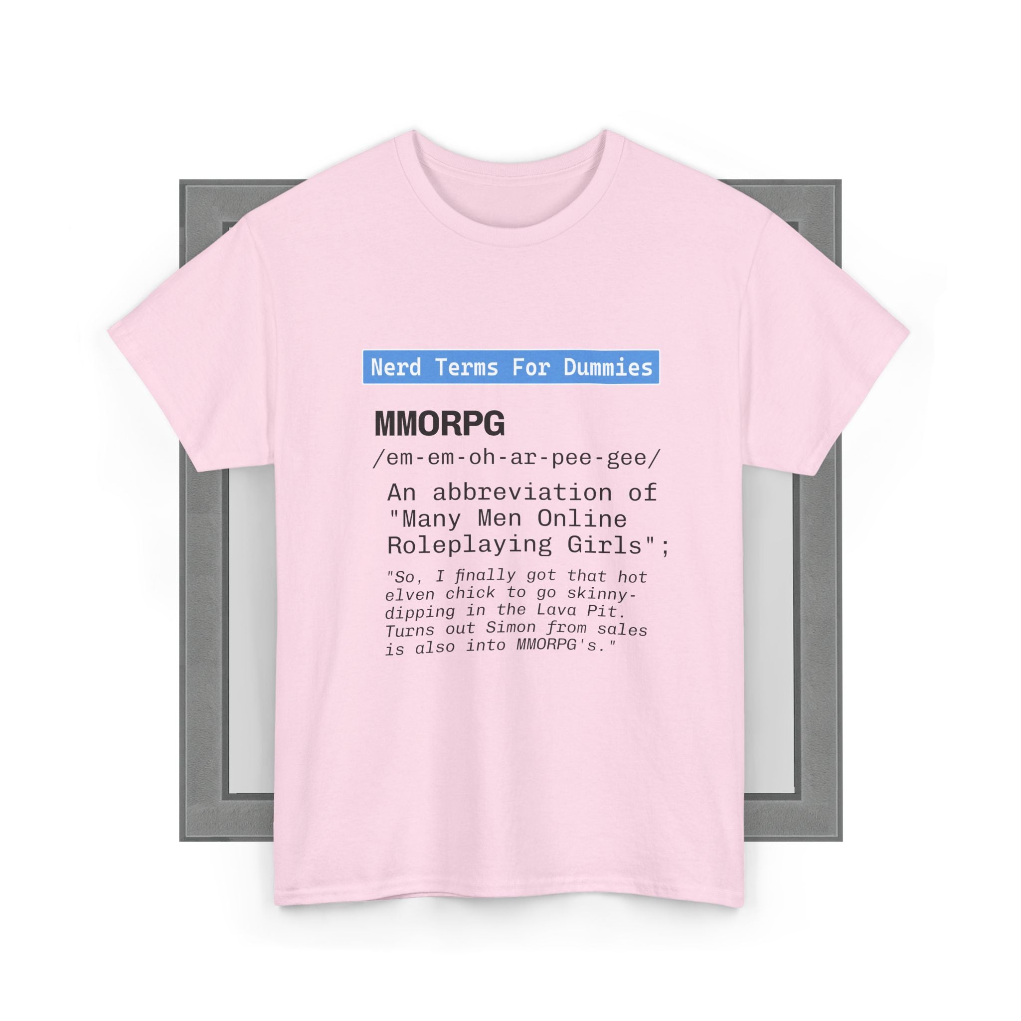 MMORPG unisex graphic T-shirt