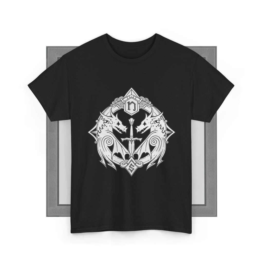 Drage kompasrose unisex grafisk t-shirt