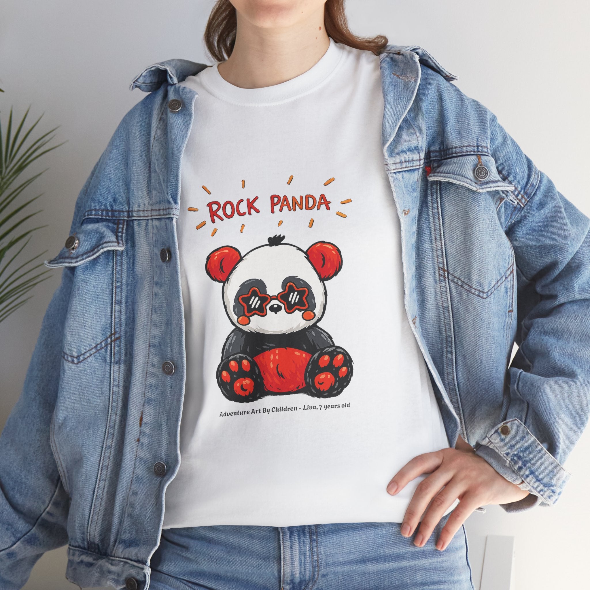 Rock Panda unisex graphic t-shirt
