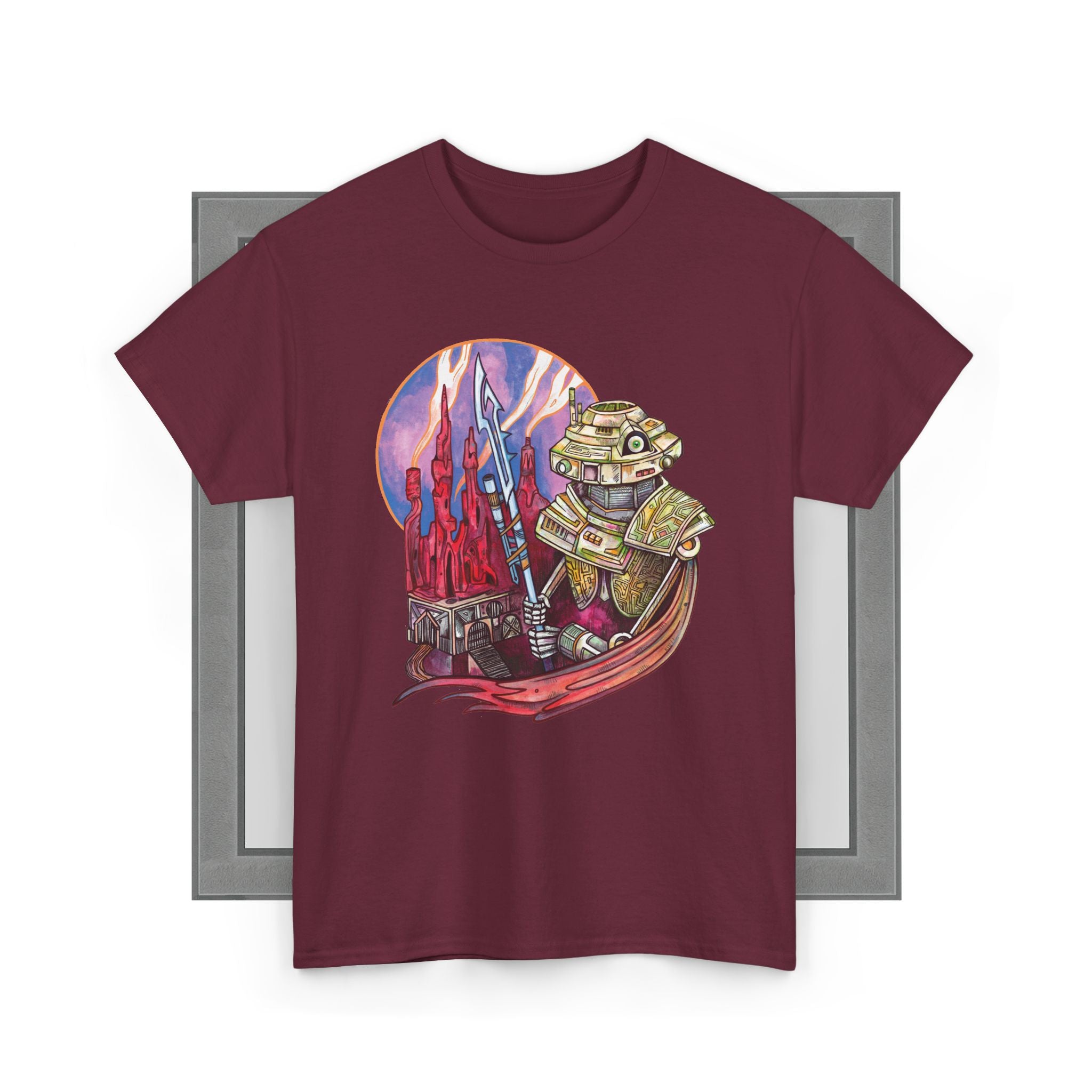 Eye-Droid unisex T-shirt med tryk