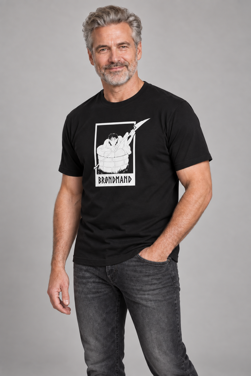 Brøndmand unisex T-shirt med tryk
