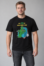 AI-genereret stylingbillede med Jonas i Orker Ikke mere unisex T-shirt med tryk